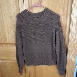 Women's Brown Knit Sweater
